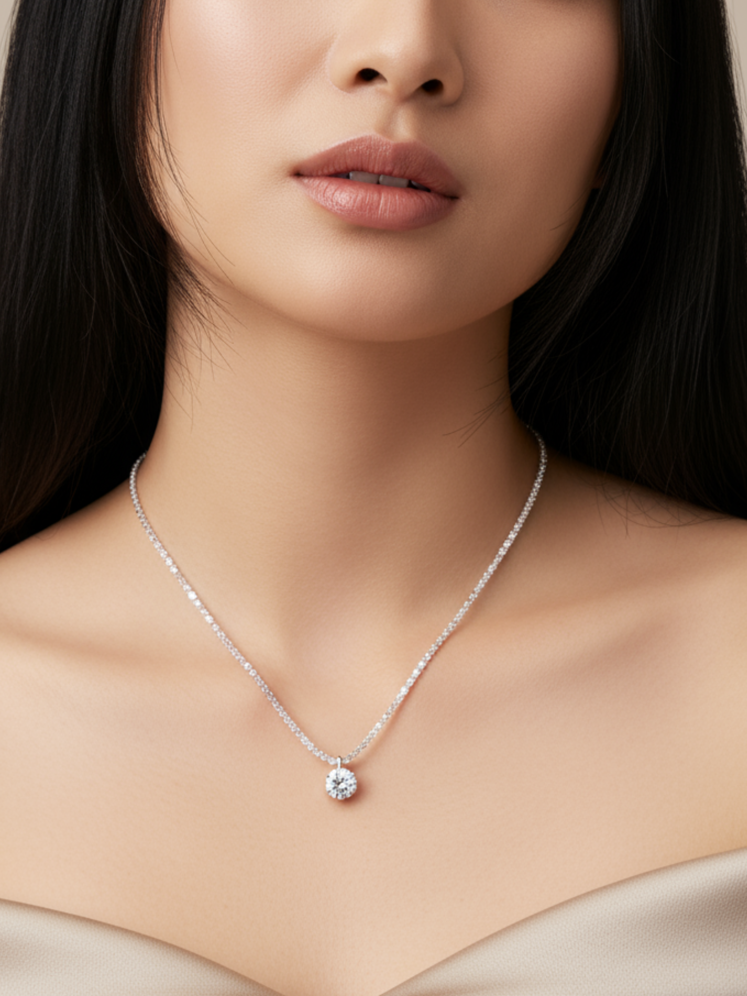 Grace Solitaire Necklace - BENE Official