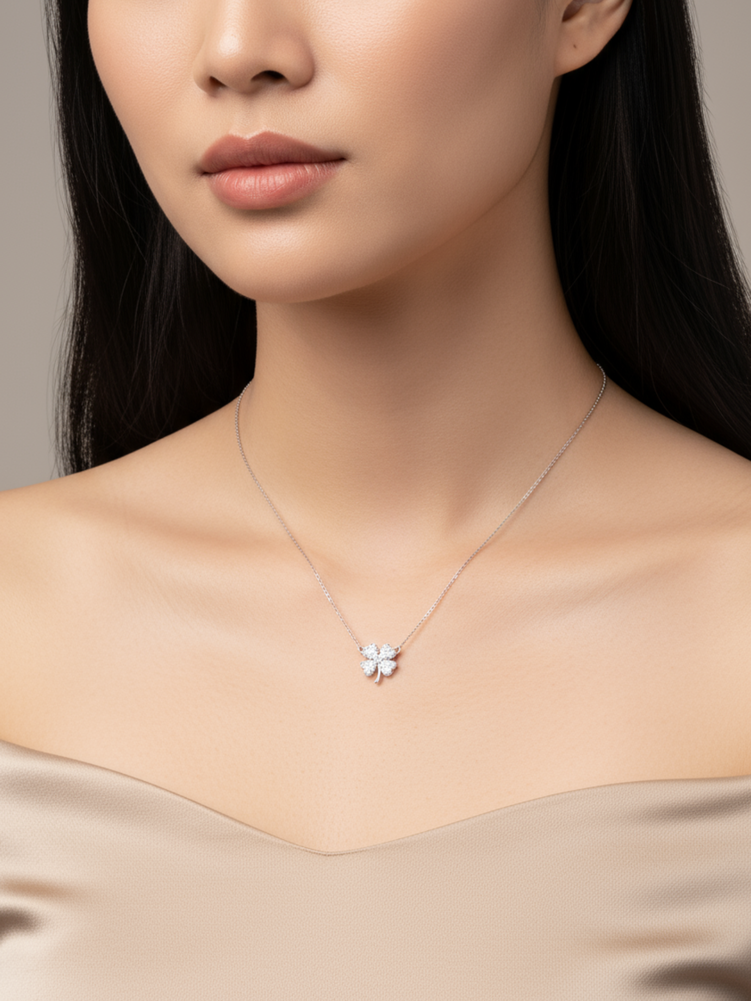 Lila Clover Necklace - BENE Official