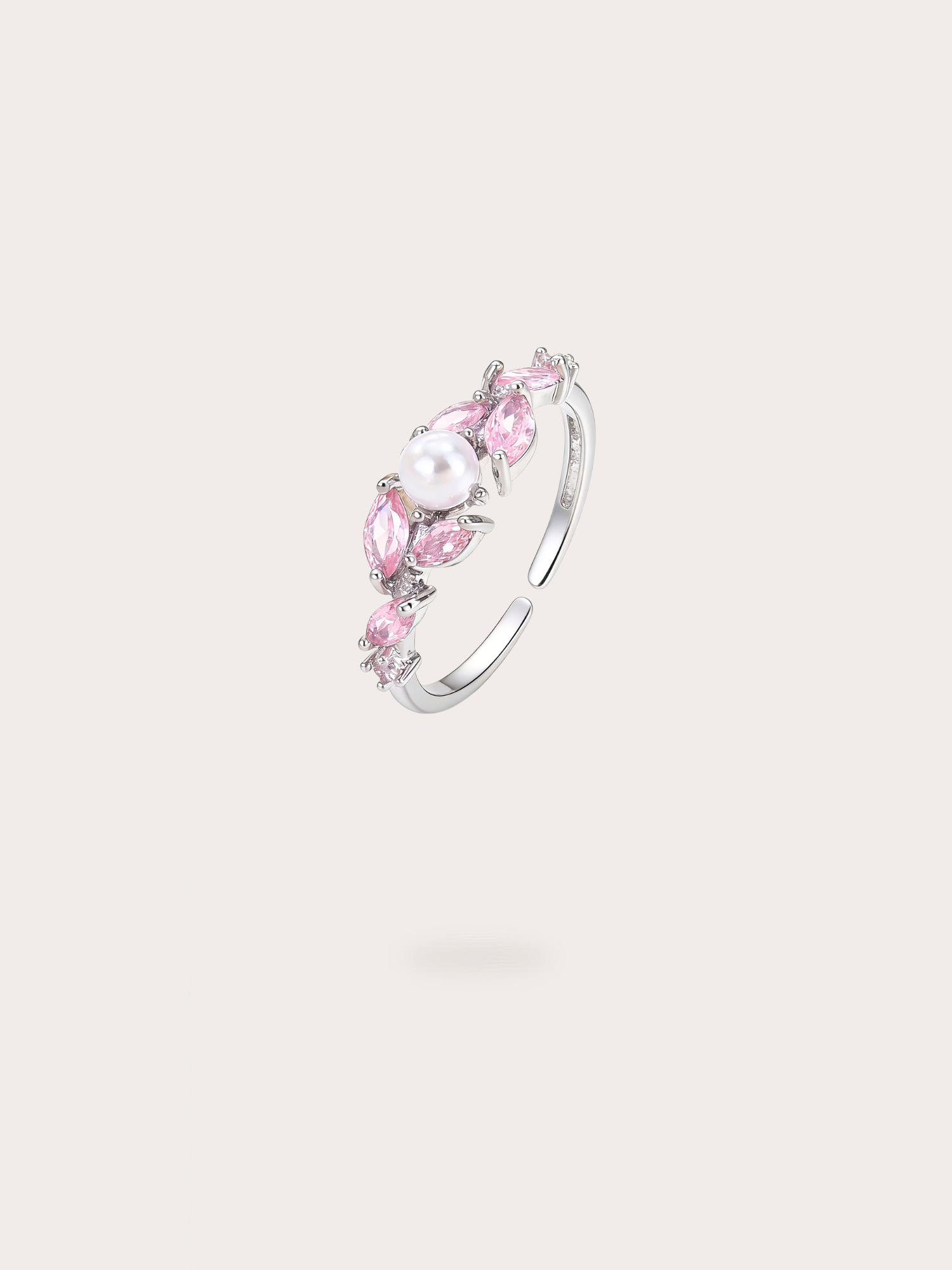 Hattie Pink Marquise Ring - BENE Official