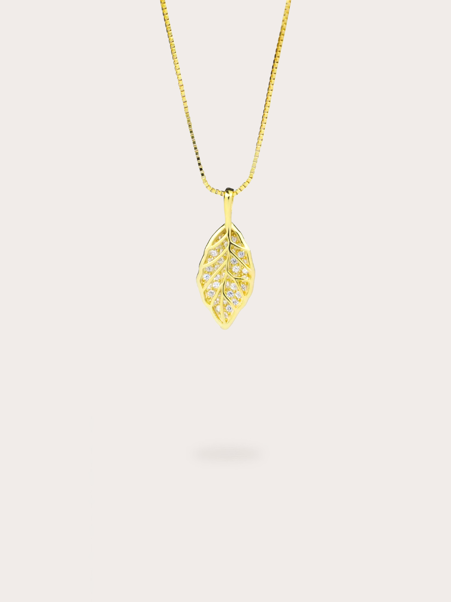 Elena Leaf Necklace