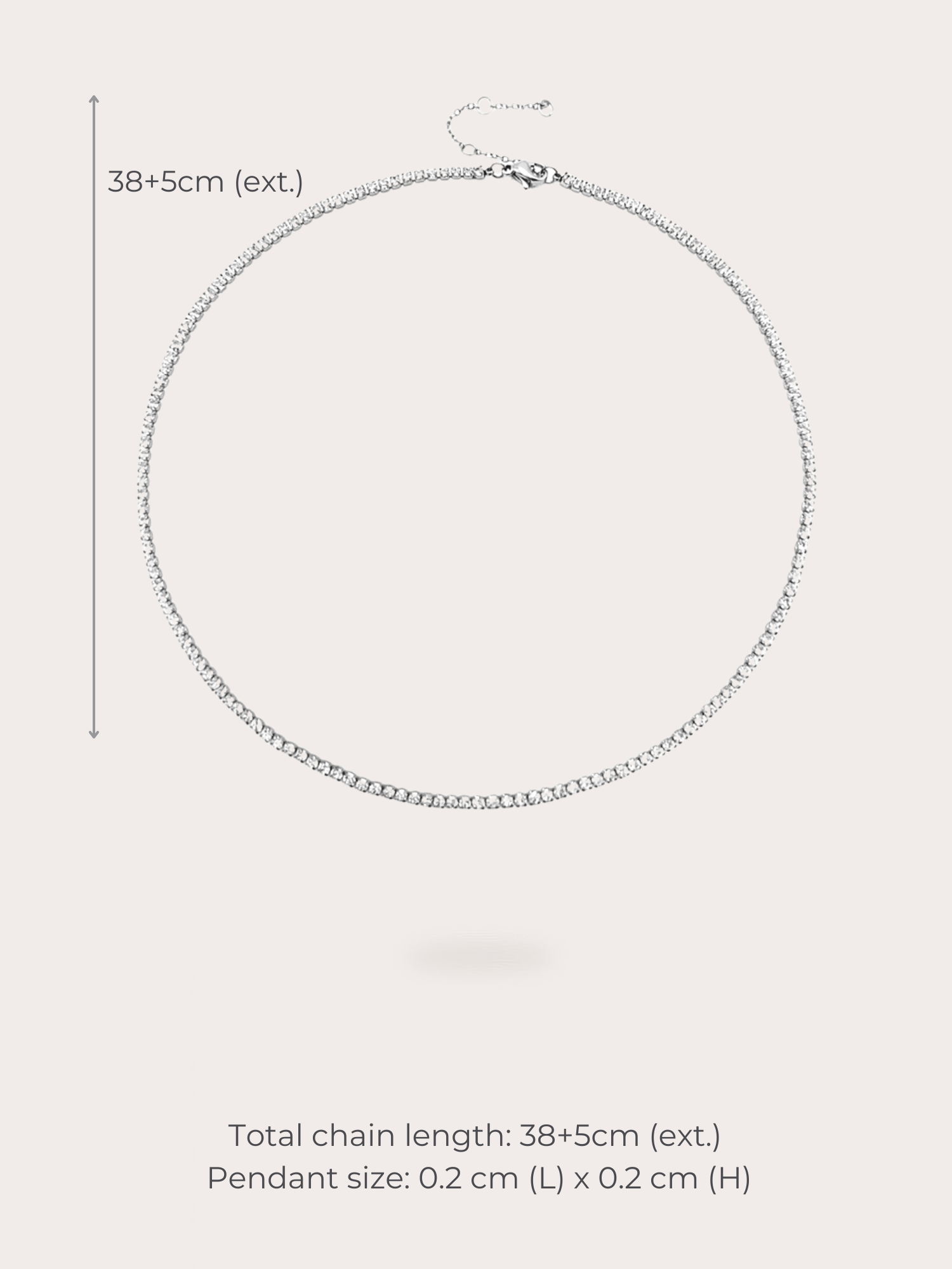 Ella Tennis Necklace - BENE Official