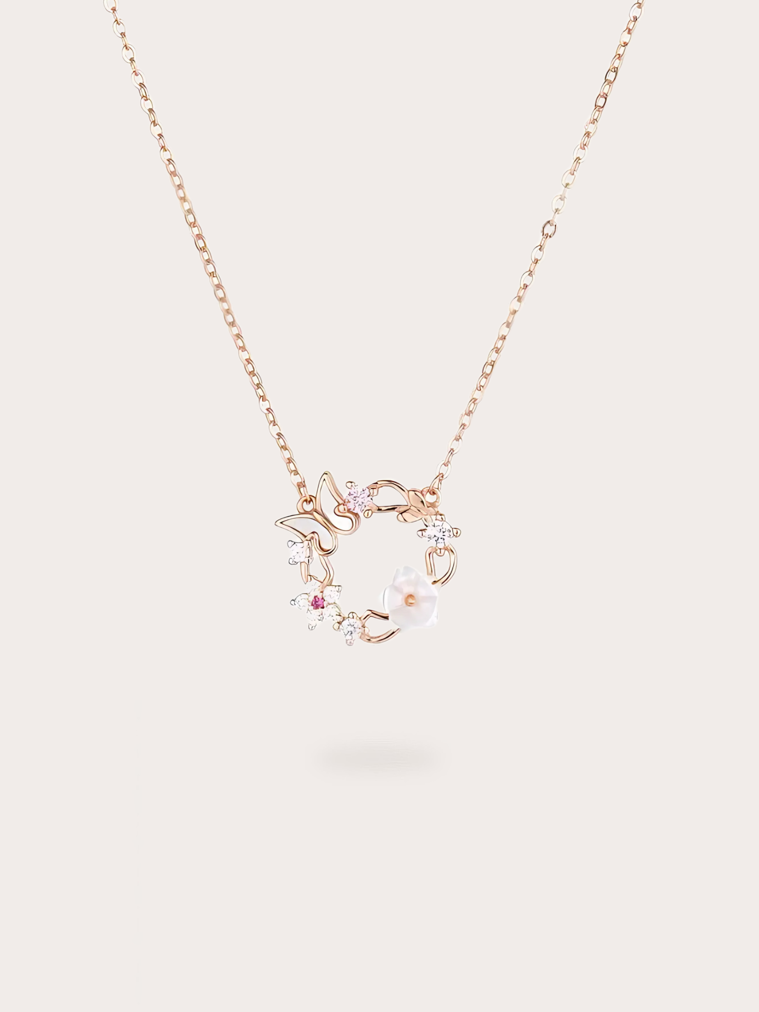 Julie Butterfly Garden Necklace - BENE Official