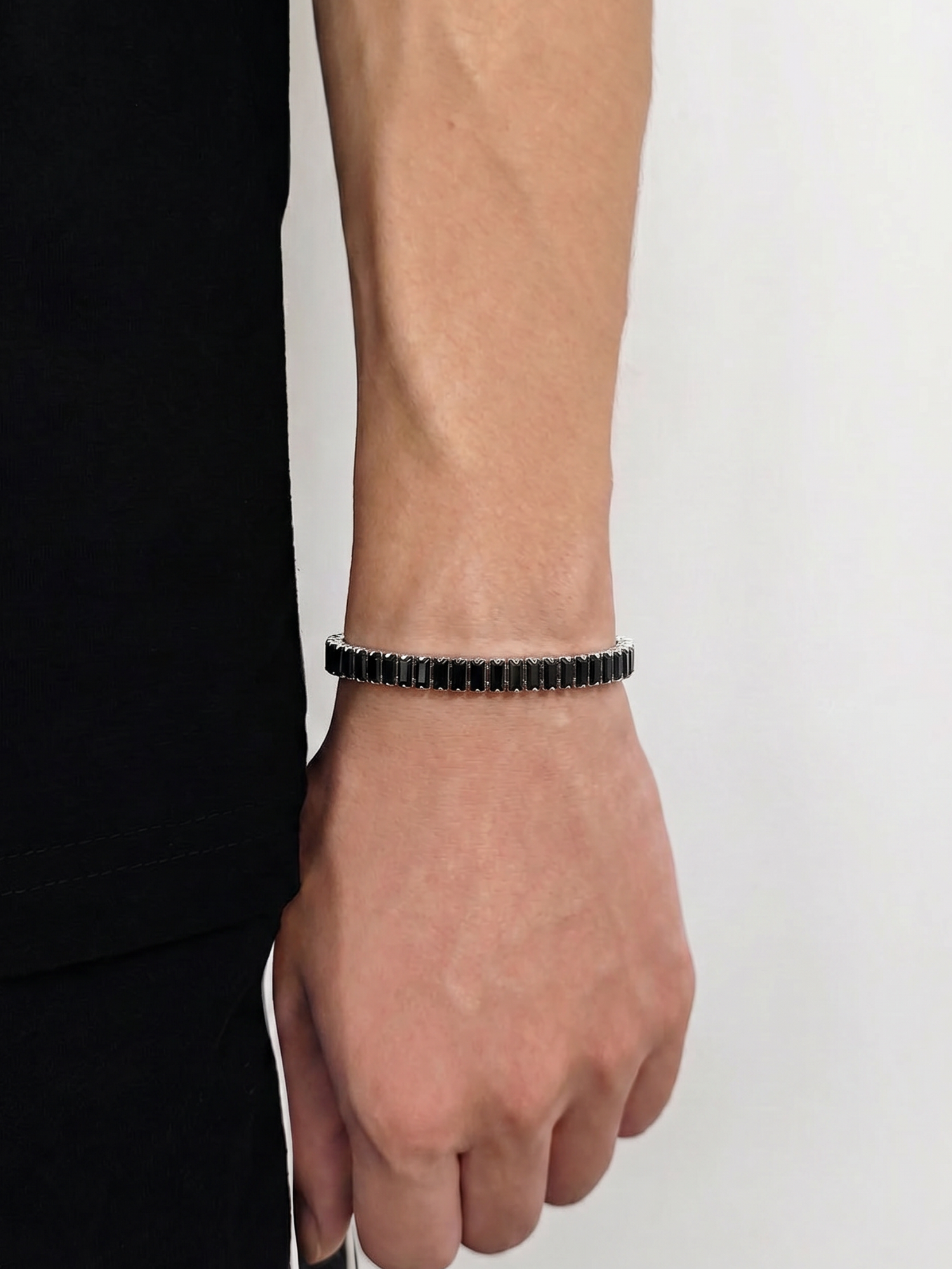 Noir Baguette Bracelet - BENE Official