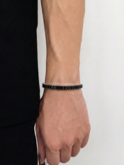 Noir Baguette Bracelet - BENE Official