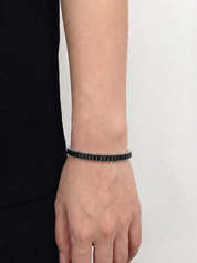 Noir Baguette Bracelet - BENE Official