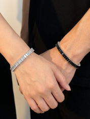 Noir Baguette Bracelet - BENE Official