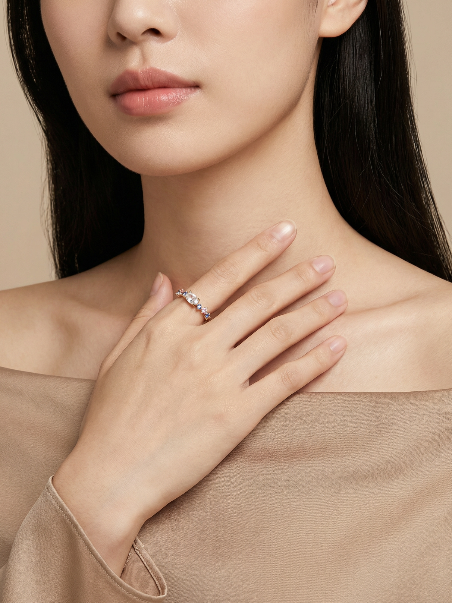 Layla Oval Ring - BENE Official