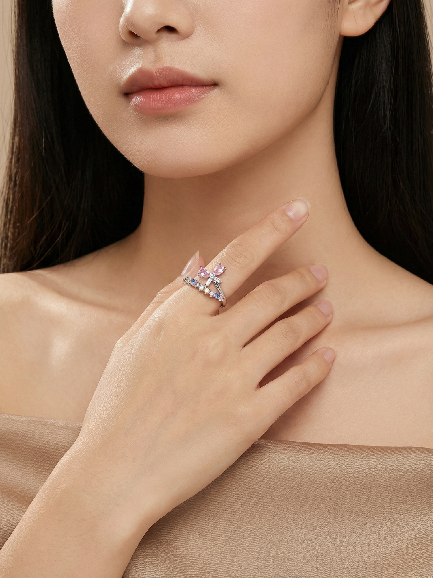 Sylvie Butterfly Glow Ring - BENE Official