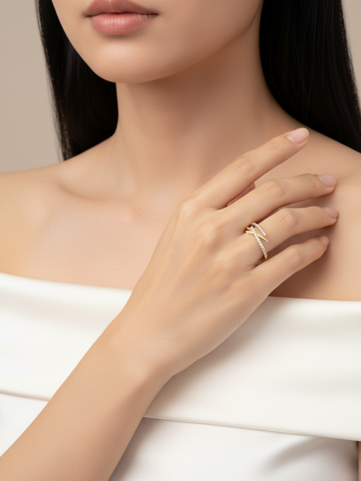 Rhea Twist Ring