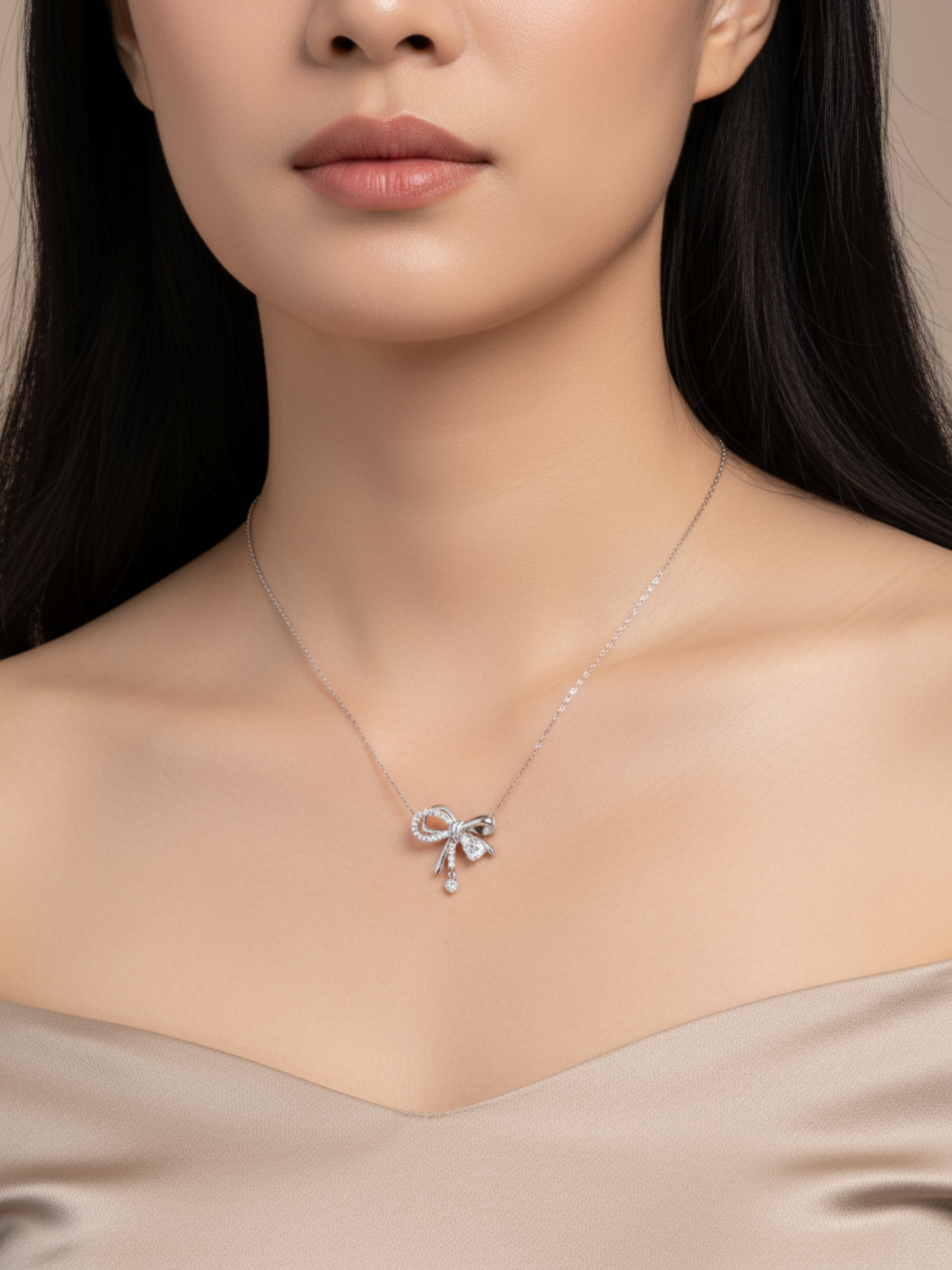 Lily Bow Necklace - BENE Official
