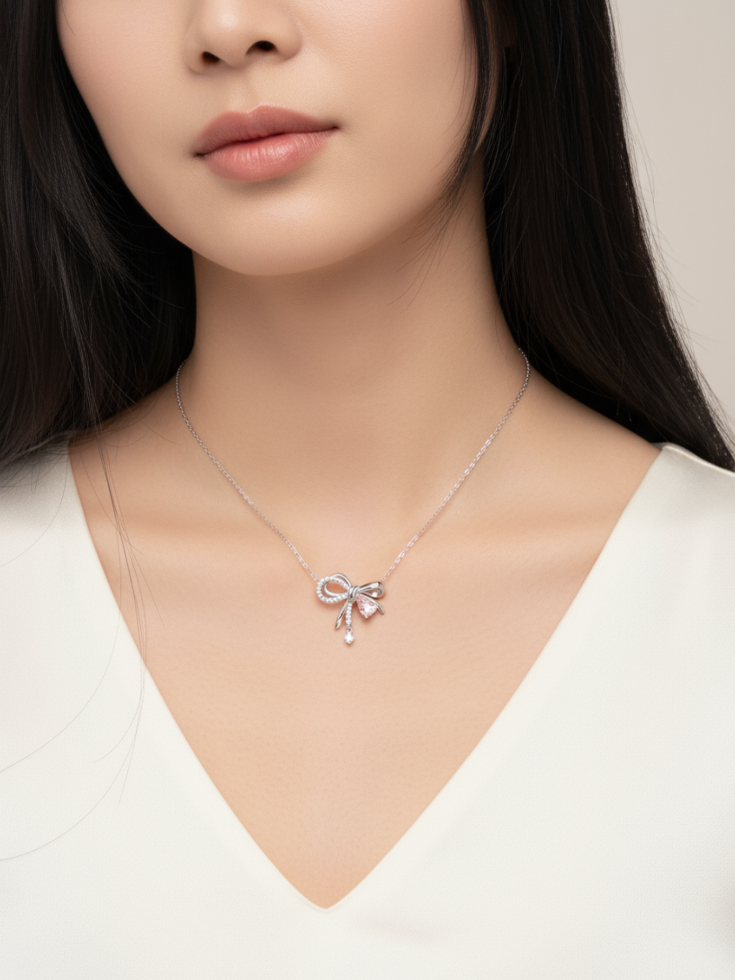 Lily Bow Necklace - BENE Official