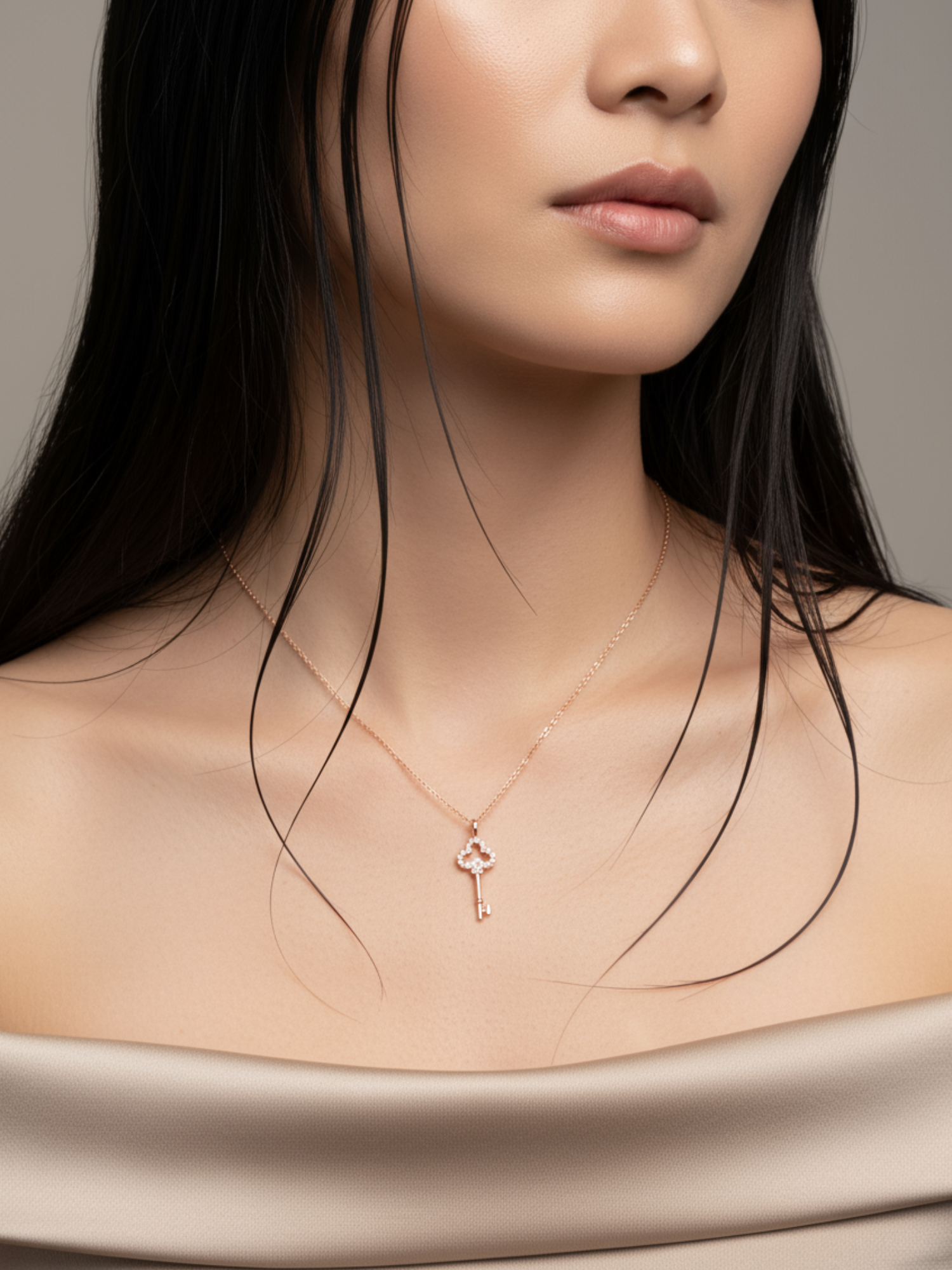 Faye Lucky Key Necklace - BENE Official