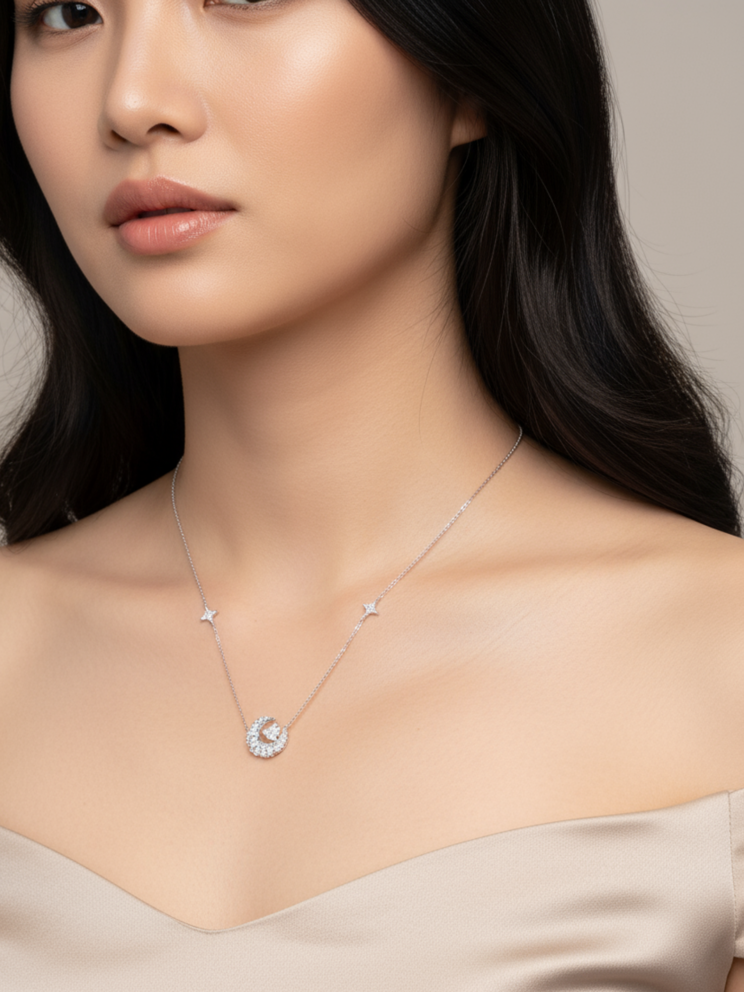 Aurora Moon Necklace - BENE Official