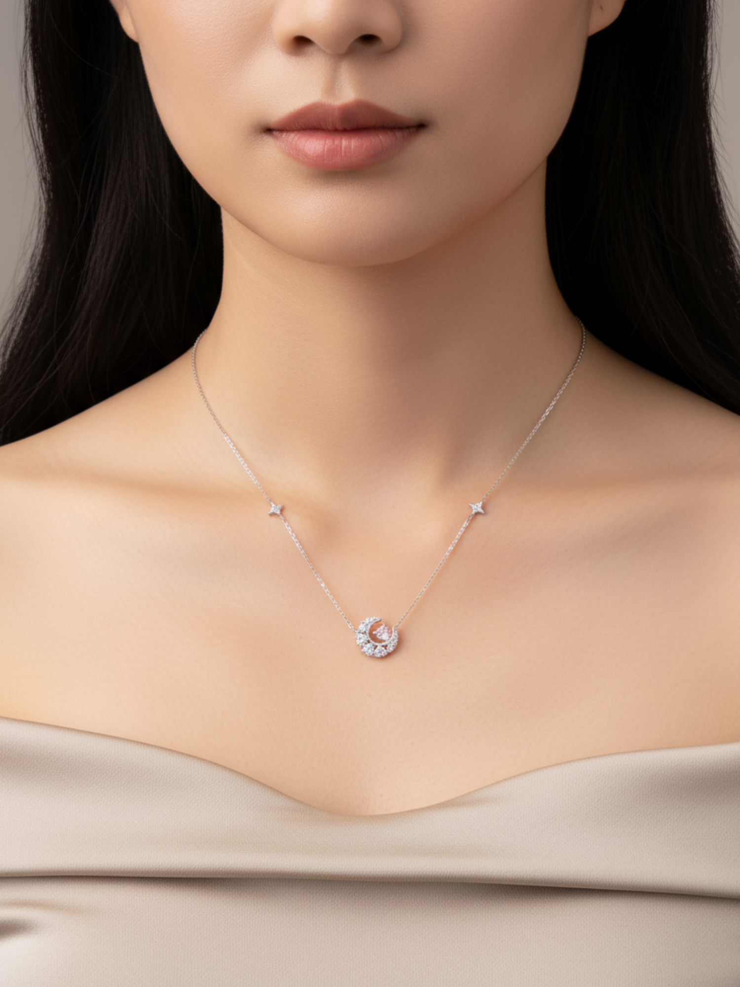 Aurora Moon Necklace - BENE Official