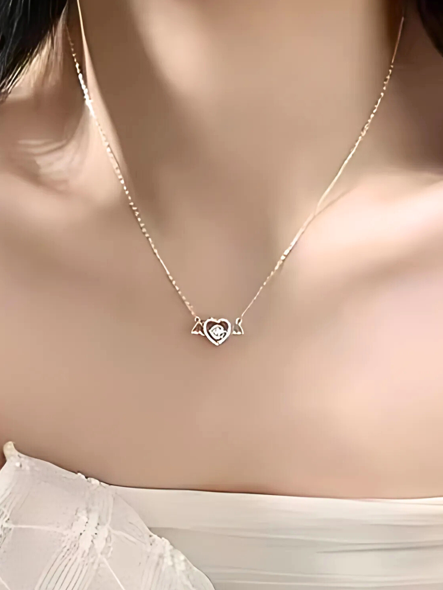 Cherry Heart Necklace - BENE Official
