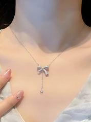 Belle Ribbon Necklace