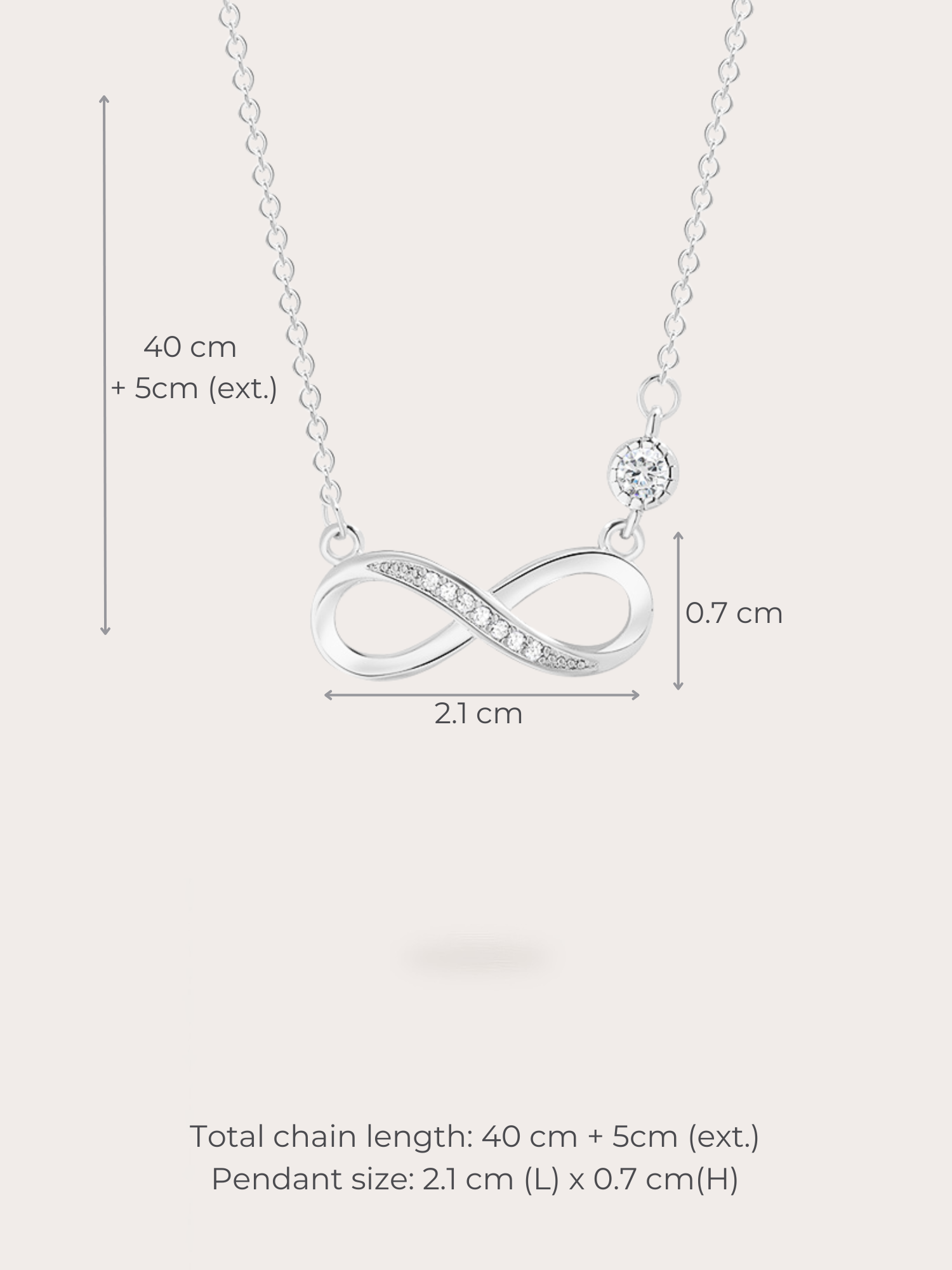 Noelle Infinity Necklace - BENE Official