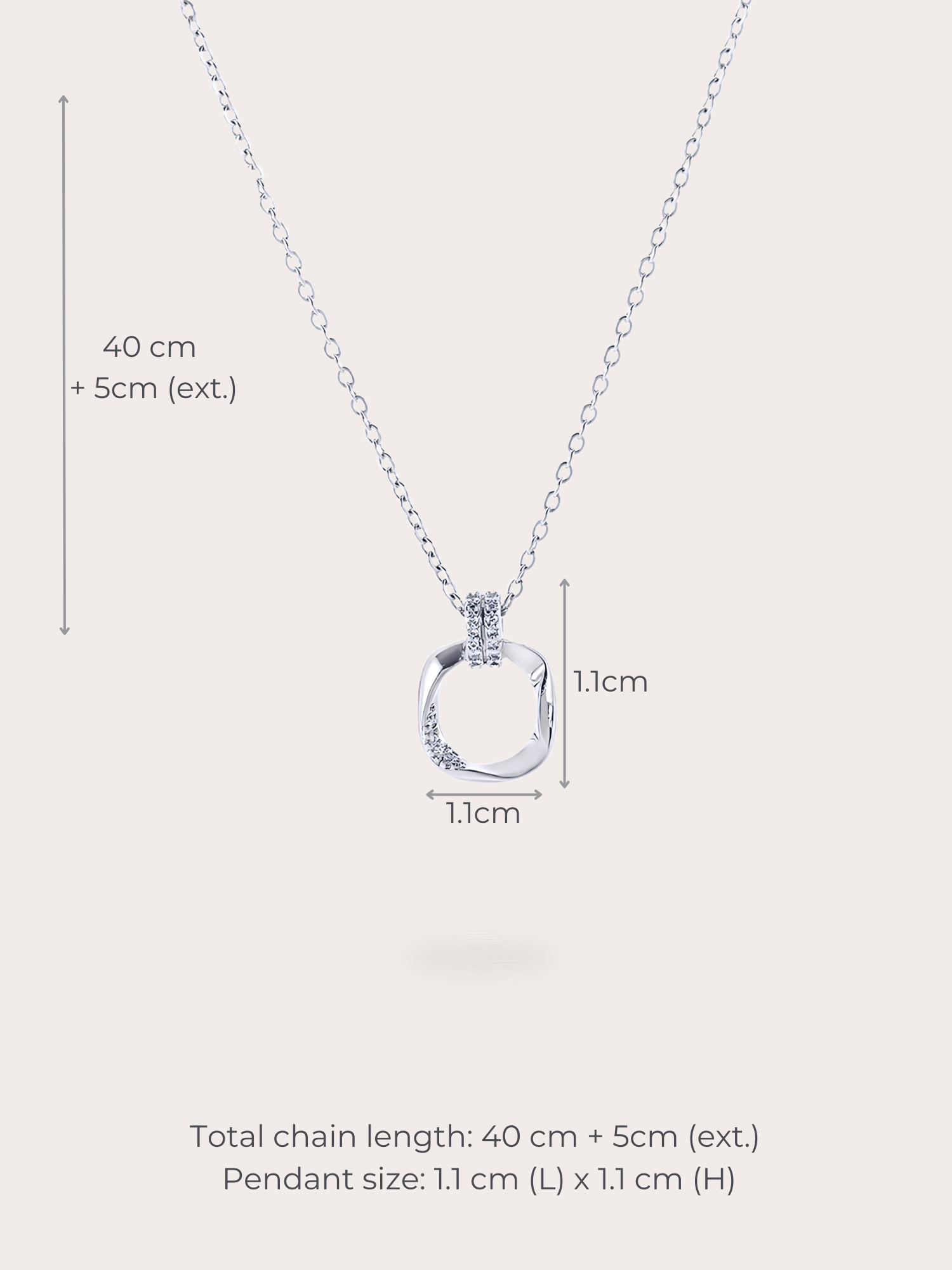 Celine Loop Necklace - BENE Official