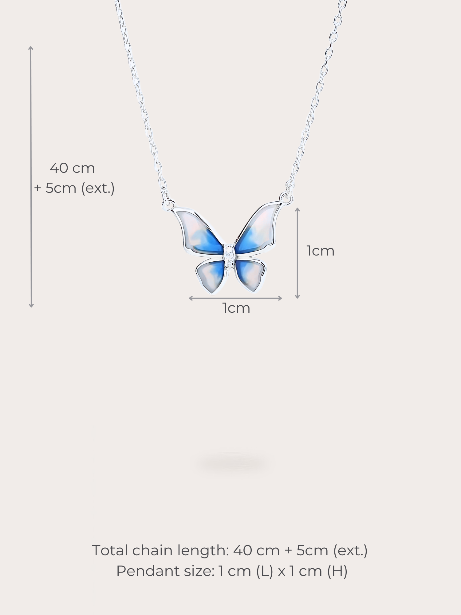 Tala Butterfly Necklace - BENE Official