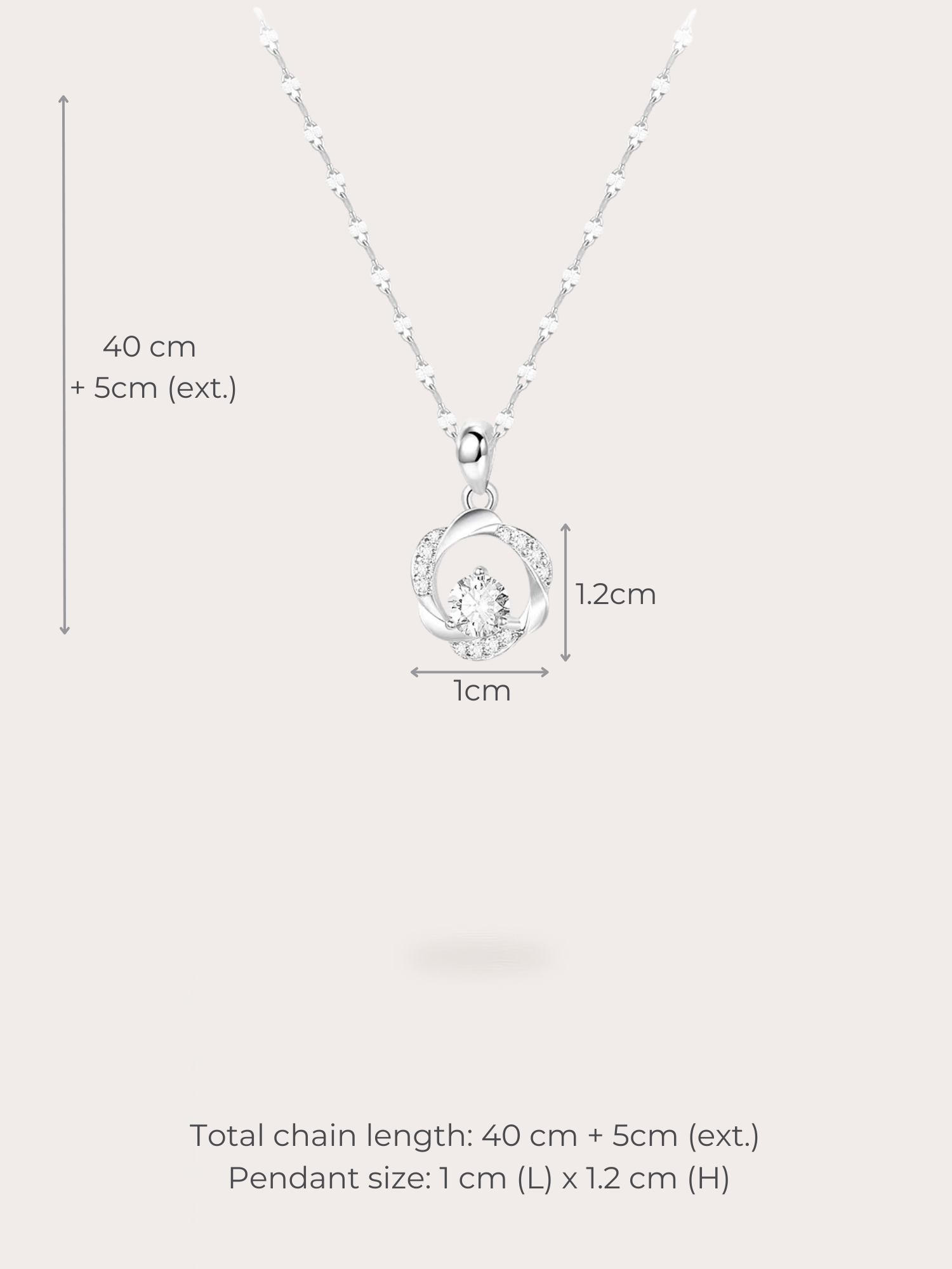 Estelle Halo Necklace