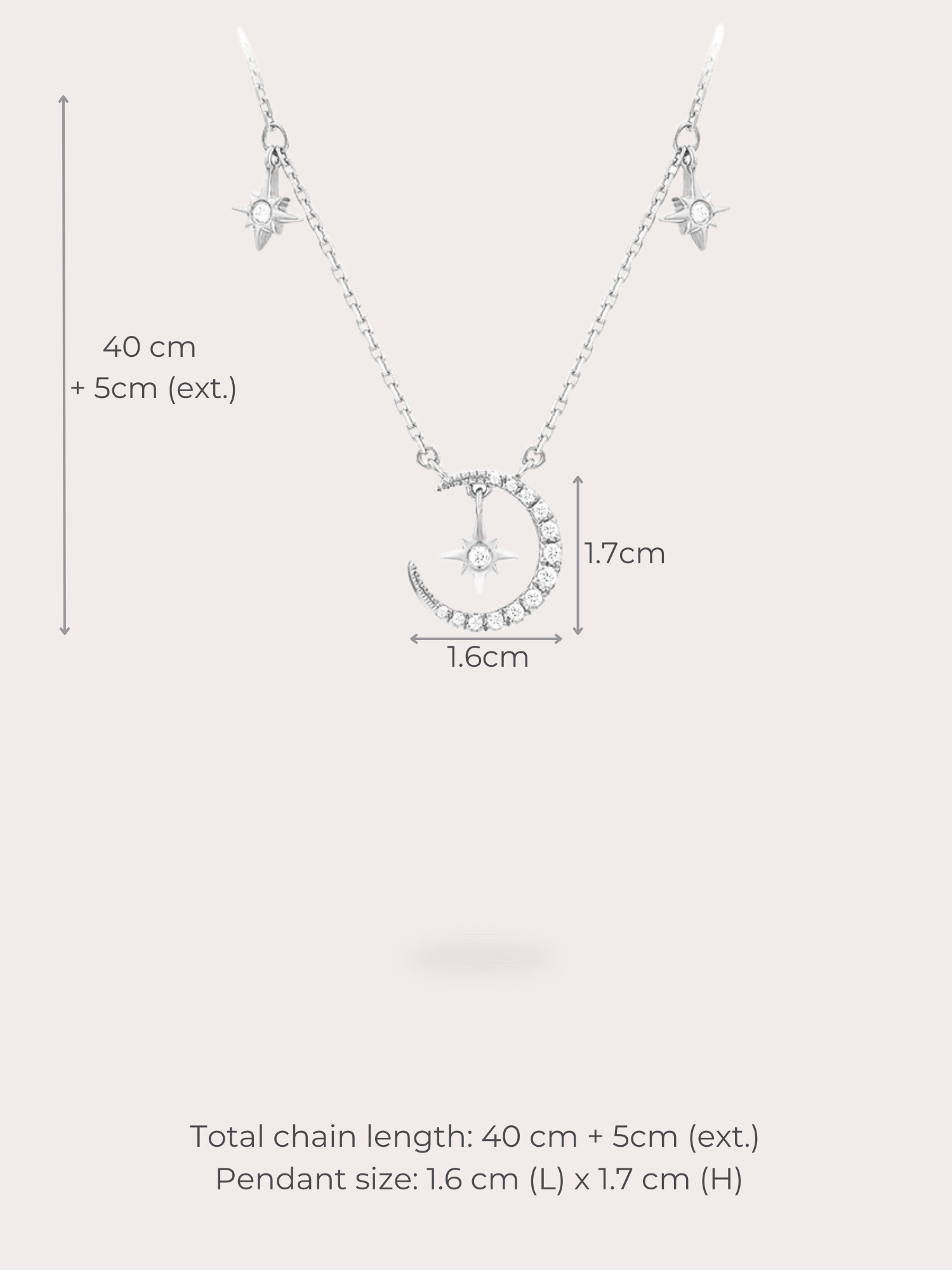 Quinn Crescent Necklace - BENE Official