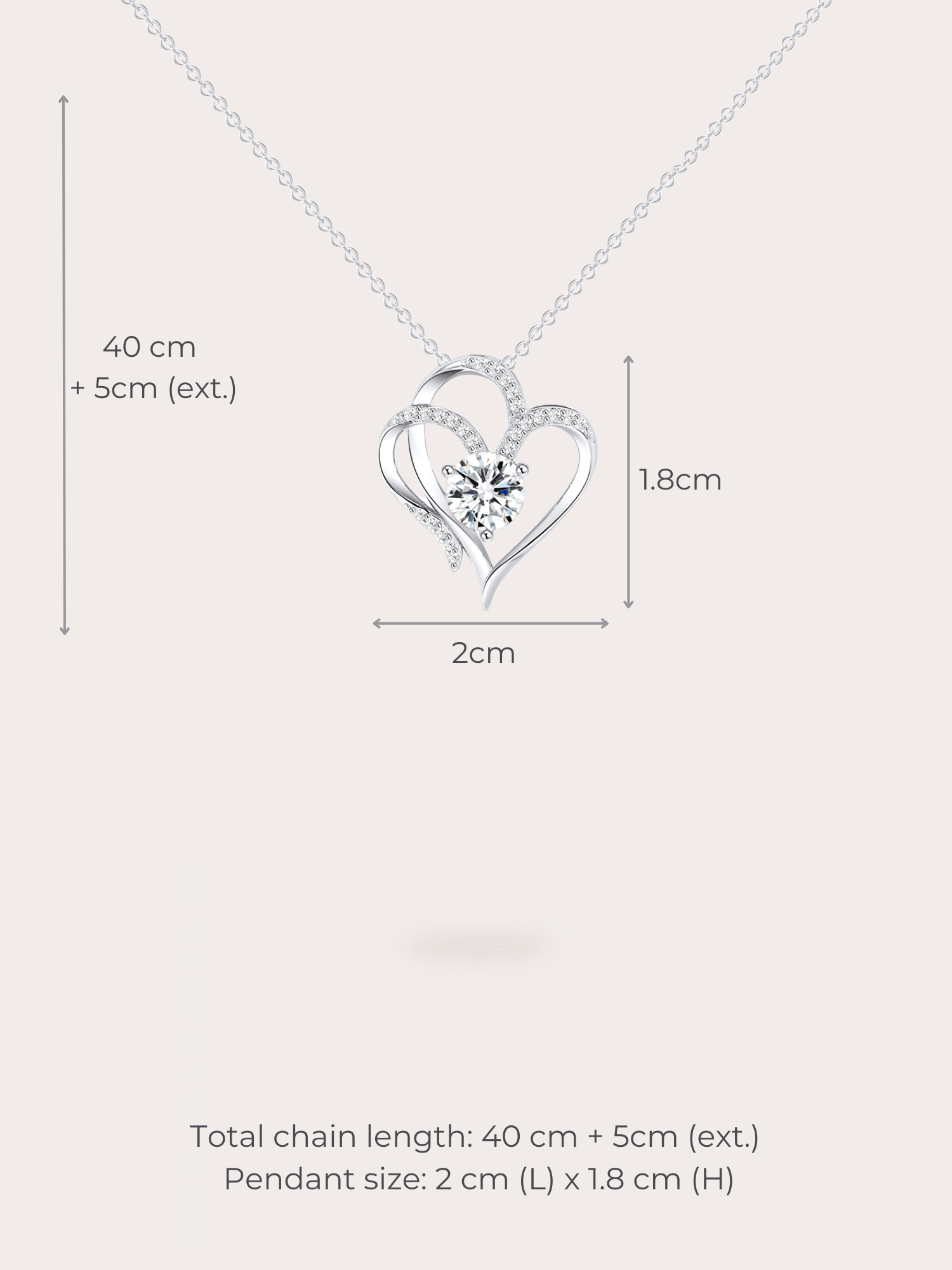 Lara Heart Necklace - BENE Official