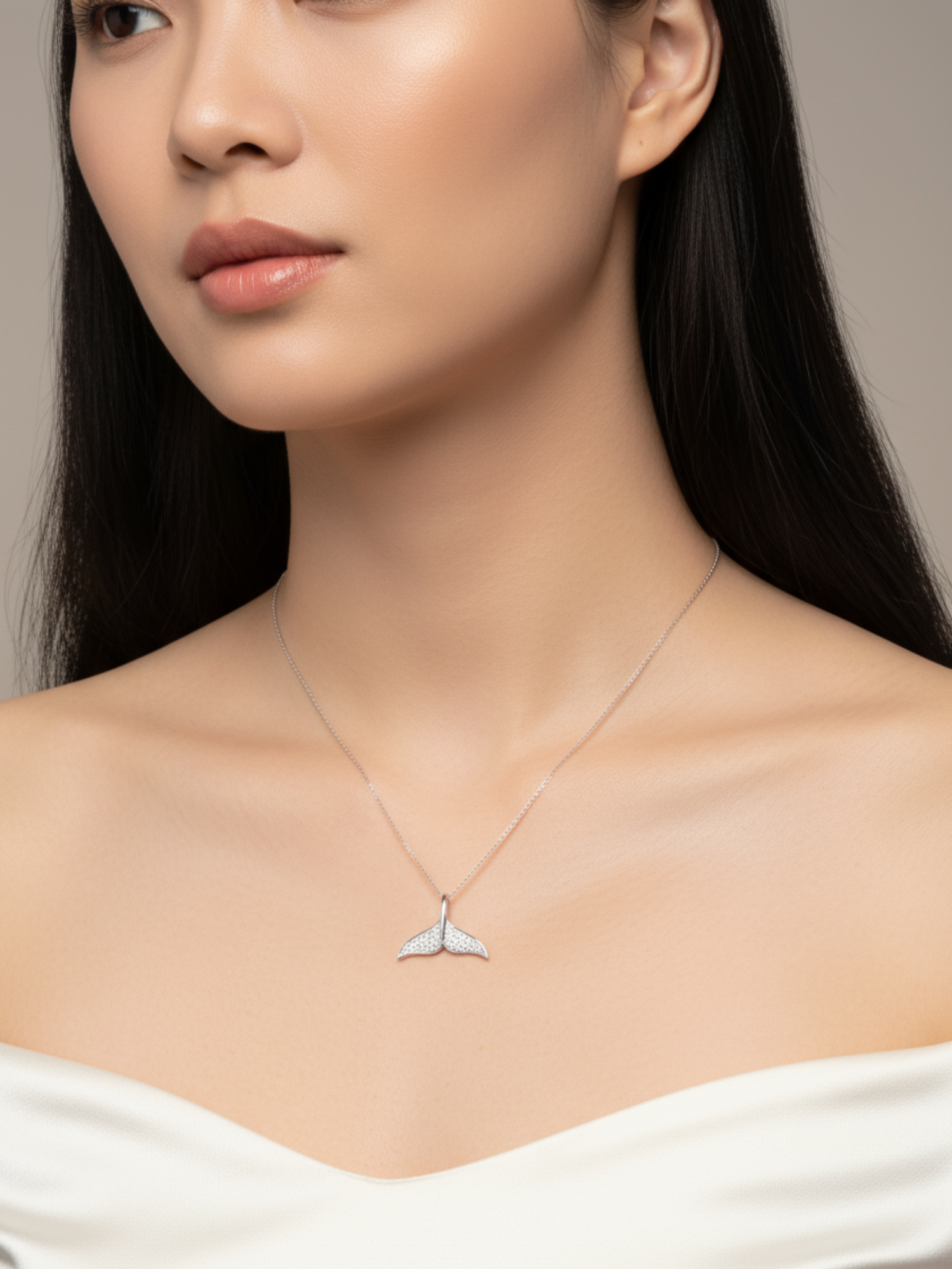 Marina Whale Tail Necklace - BENE Official
