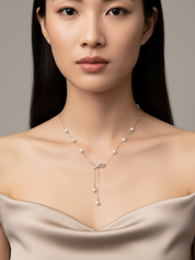 Amelie Pearl Y-Necklace - BENE Official