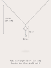 Faye Lucky Key Necklace - BENE Official