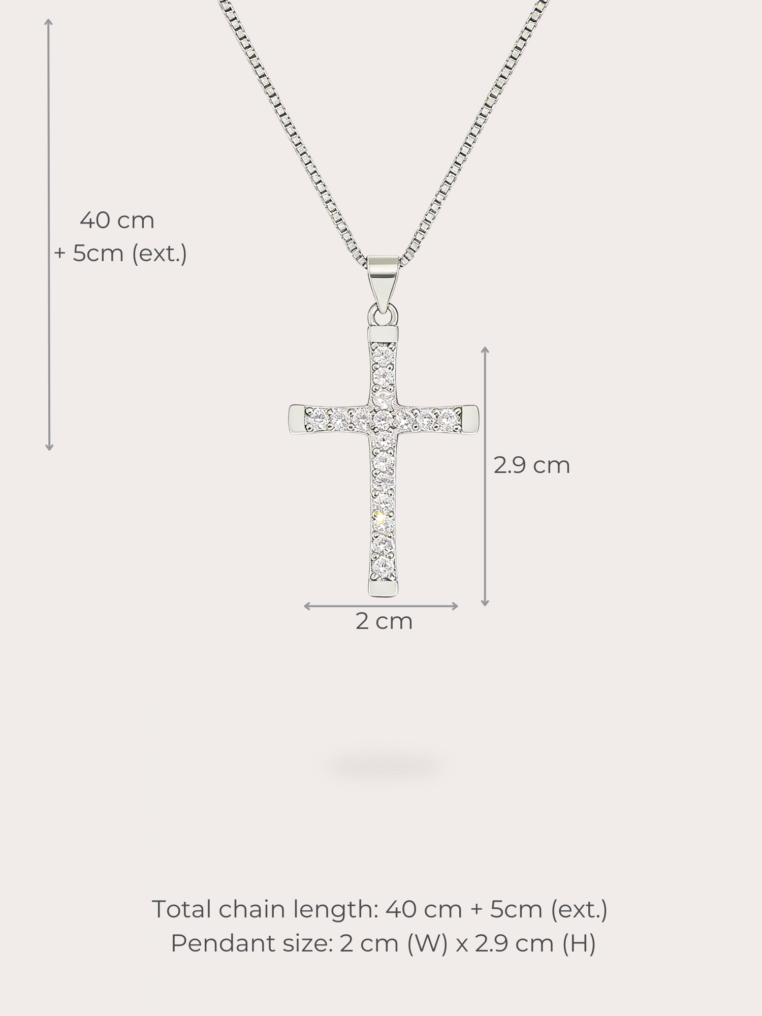 Leona Cross Necklace - BENE Official
