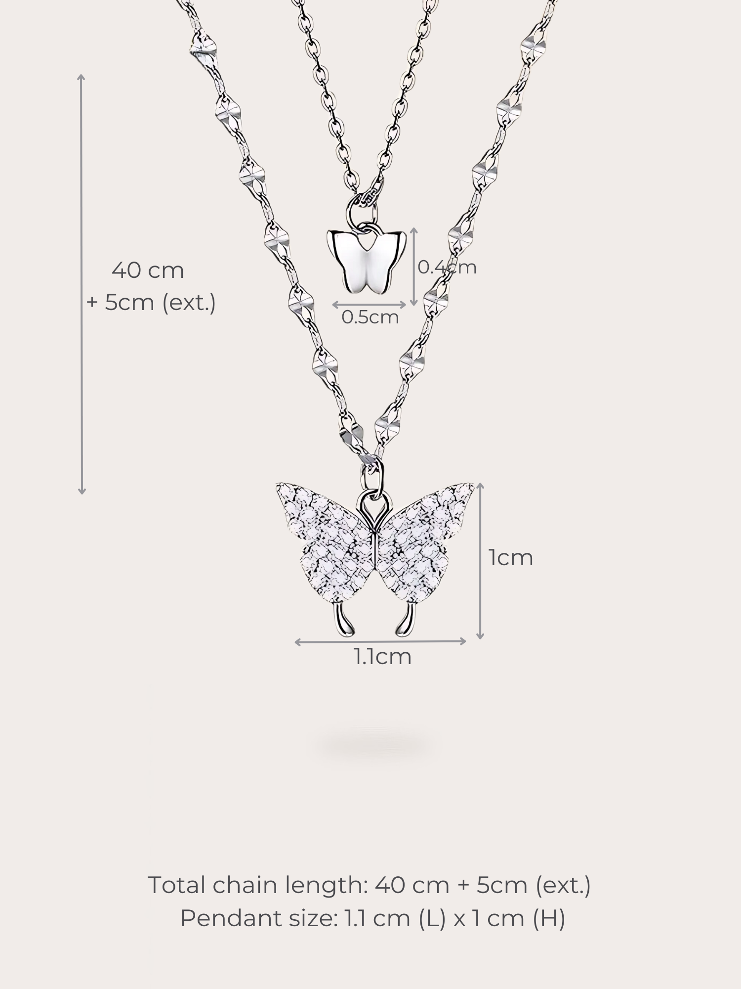 Callie Butterfly Necklace - BENE Official