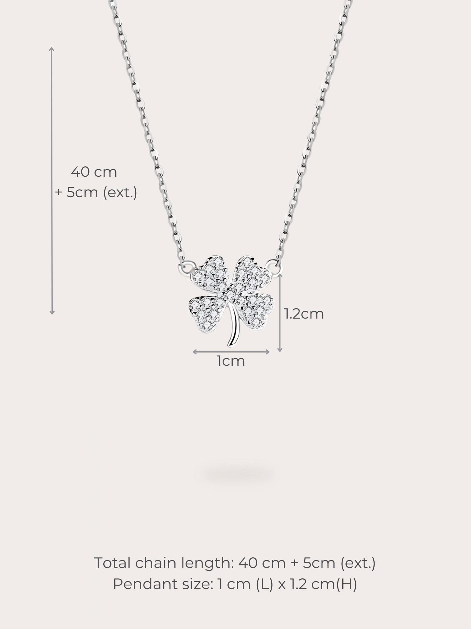 Lila Clover Necklace - BENE Official