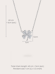 Lila Clover Necklace - BENE Official