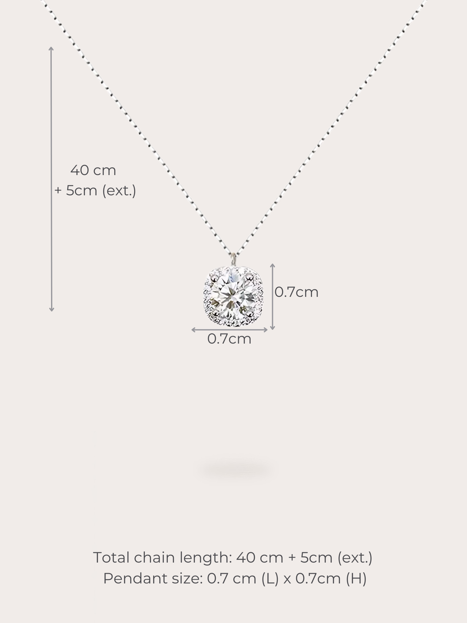 Claire Halo Necklace - BENE Official