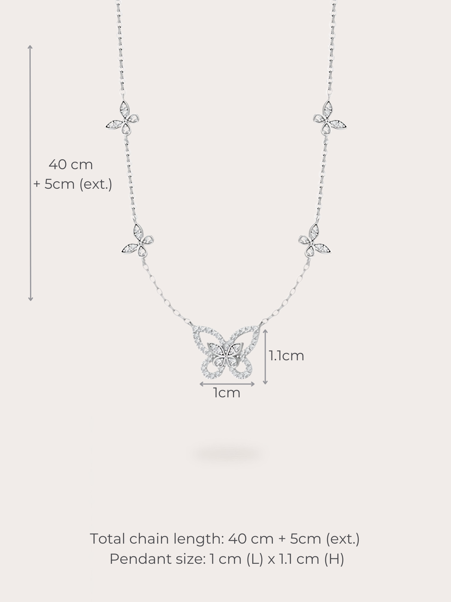 Aria Butterfly Necklace - BENE Official