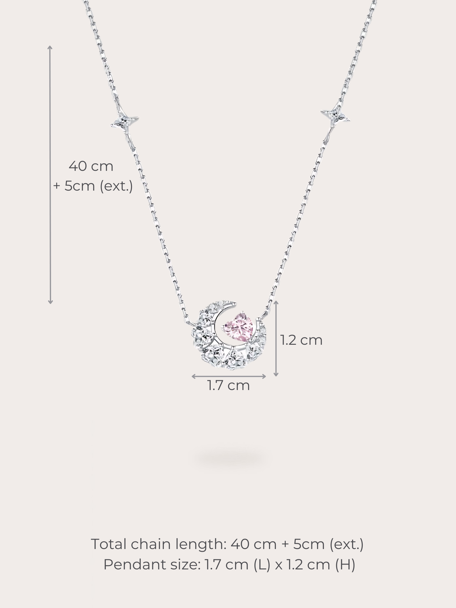 Aurora Moon Necklace - BENE Official