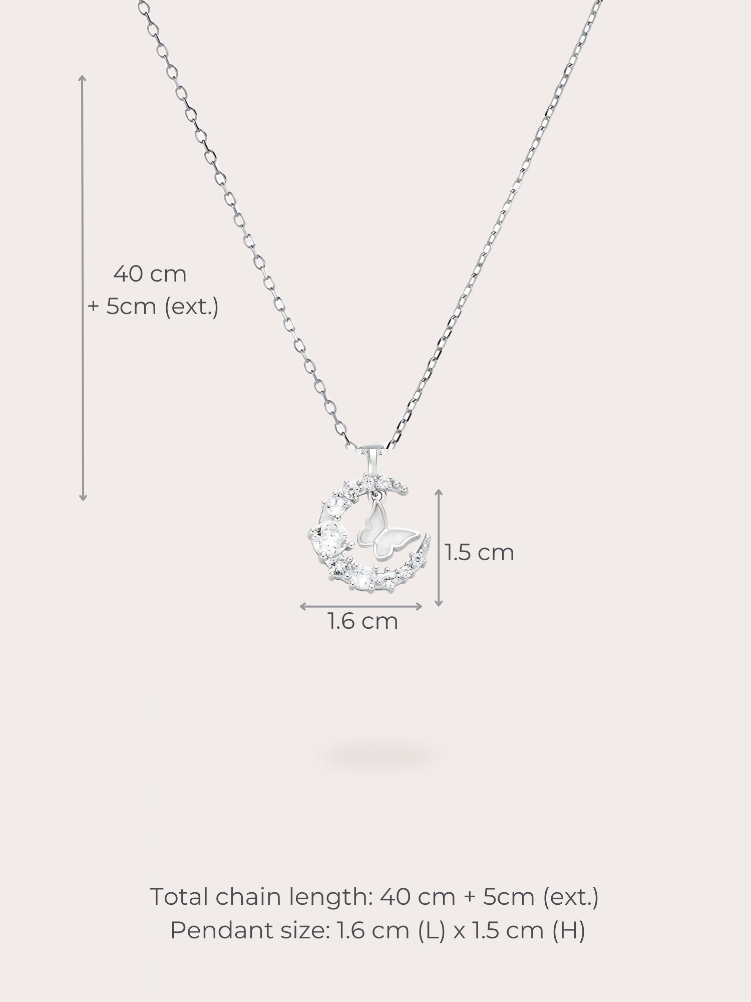 Luna Crescent Necklace - BENE Official