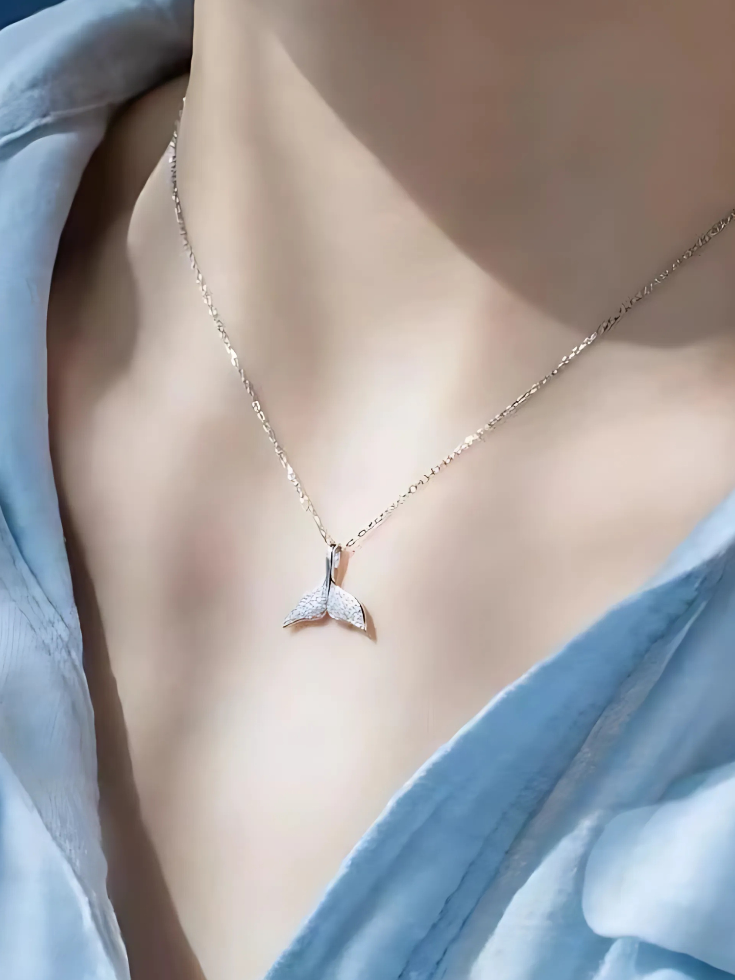 Marina Whale Tail Necklace - BENE Official
