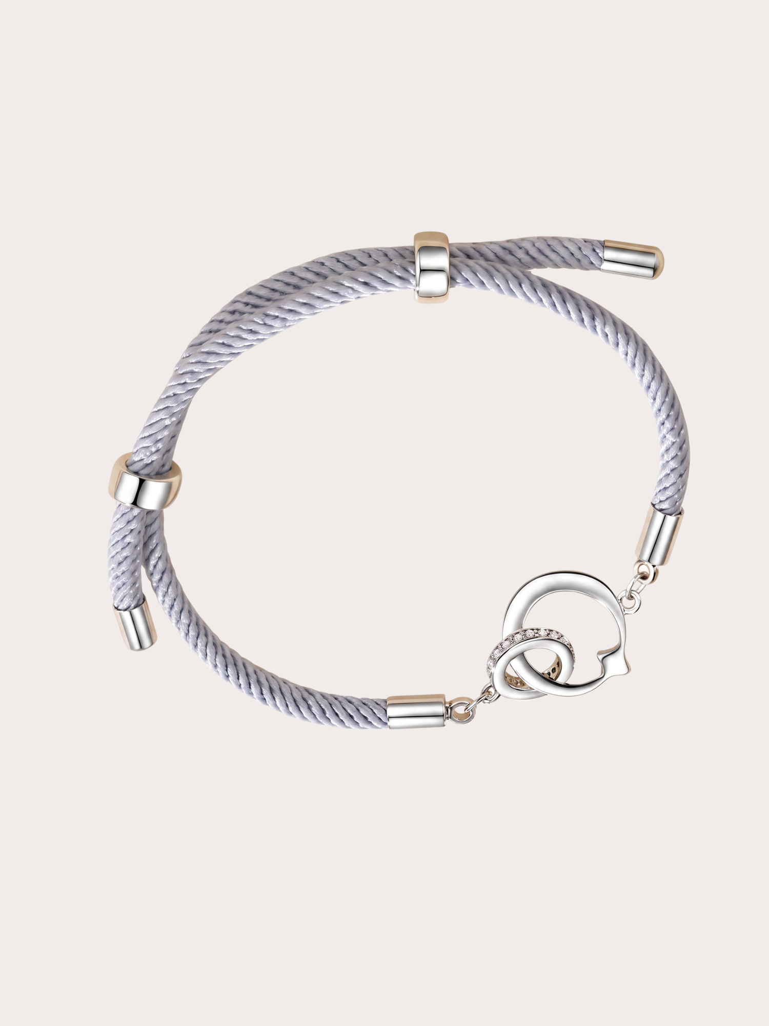 Kendall Rope Bracelet Grey