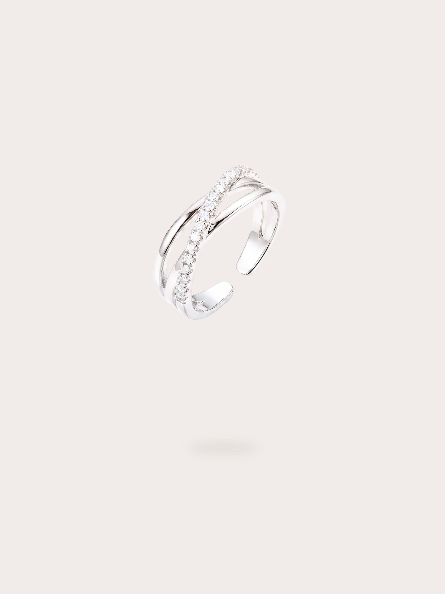 Maeve Wave Ring Silver