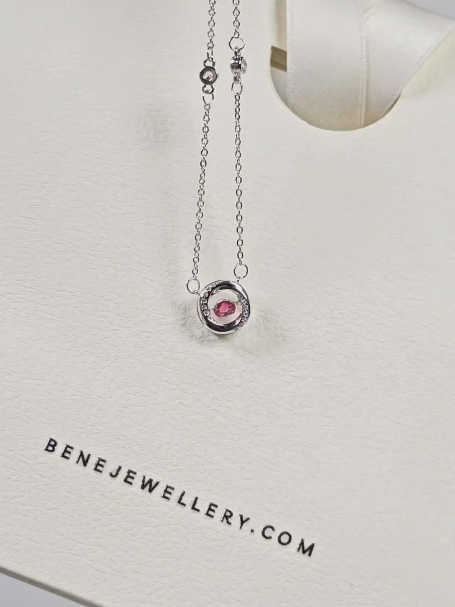 Celeste Diamond Circle Necklace
