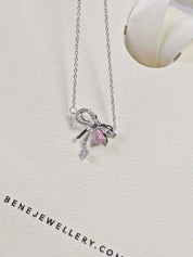 Lily Bow Necklace