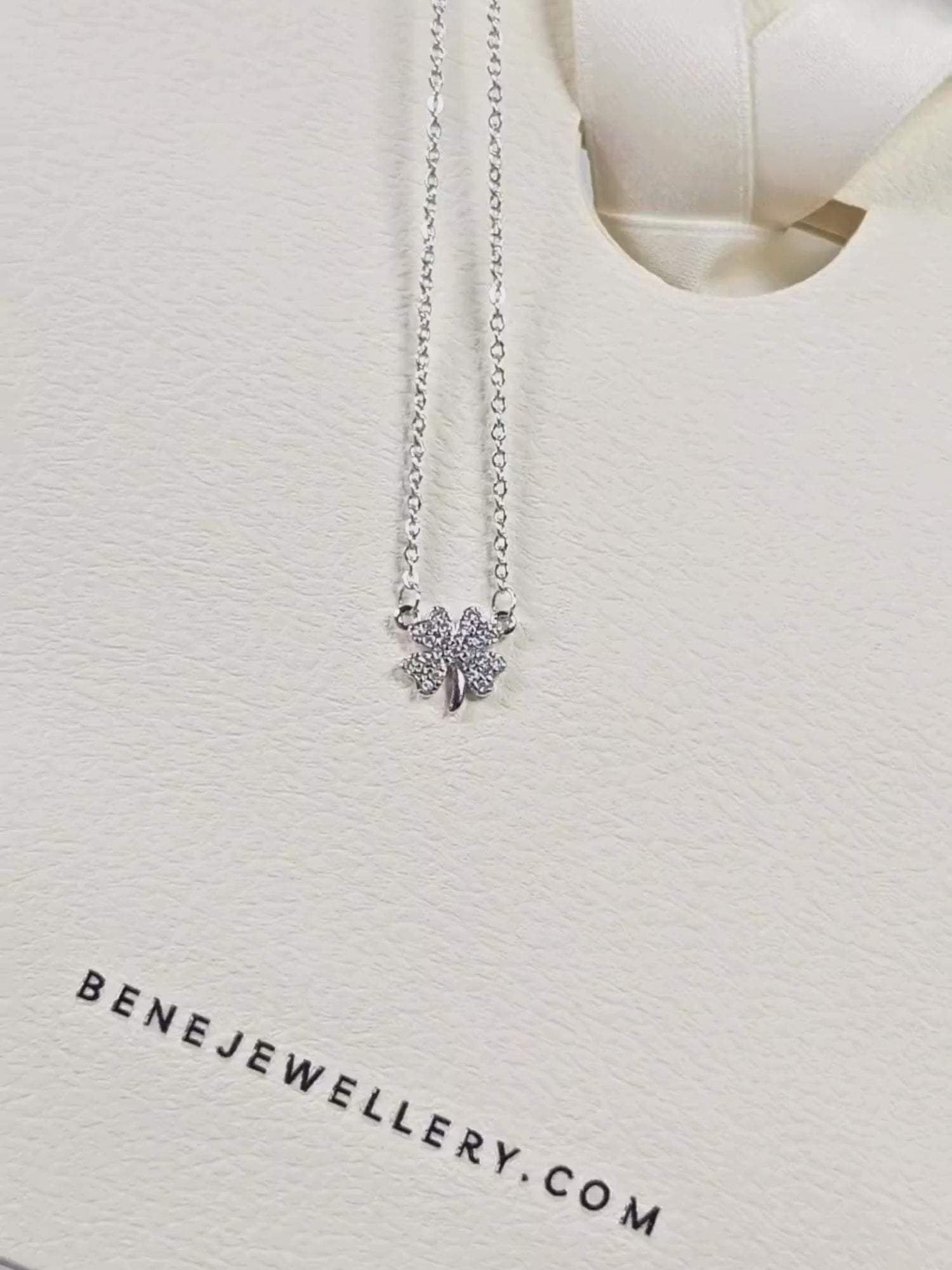 Lila Clover Necklace