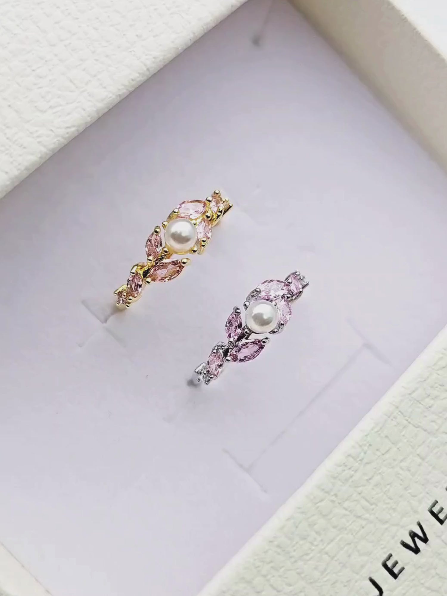 Hattie Pink Marquise Ring